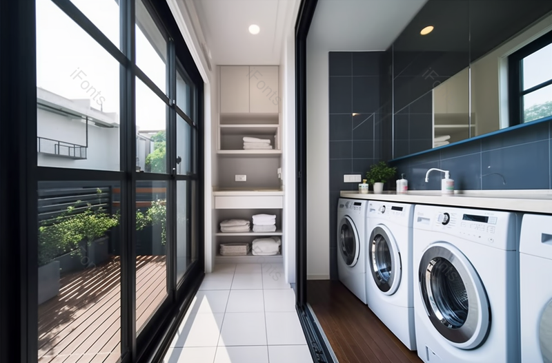 家居阳台洗衣设备及生活用品室内背景,高清,摄影图,摄影图片,图片大全,摄影图免费下载